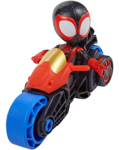 Marvel Spidey And His Amazing Miles Morales Con Moto