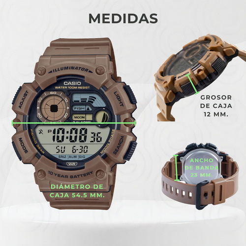 Reloj Casio Ws-1500 5a Para Hombre