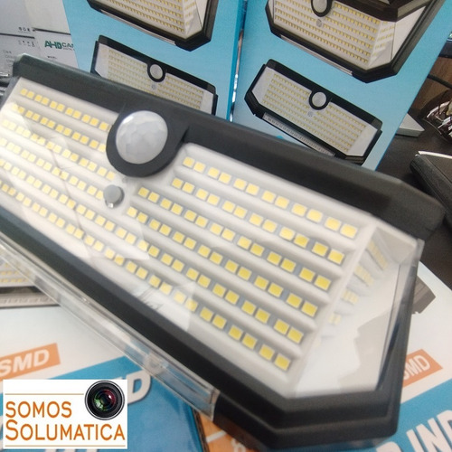 Lampara Luz Solar Led - Autoencedido - Sensor De Movimiento