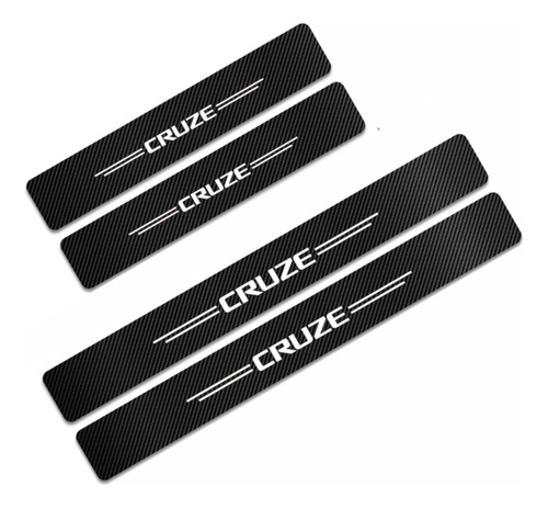 Chevrolet Cruze Protectores Para Pisa Puertas Fibra Carbono