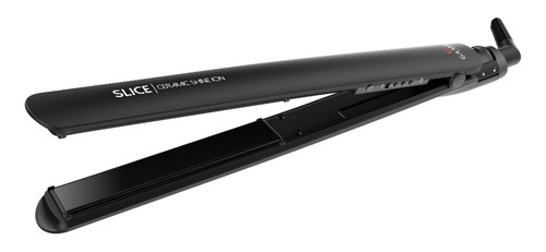 Gama Slice Ceramic Shine Ion Planchita P/ Pelo 230° C Color Negro
