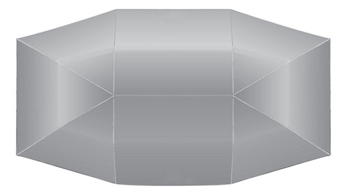 Paño Del Aislamiento Térmico Del Parasol 4,5x2,3m Plata