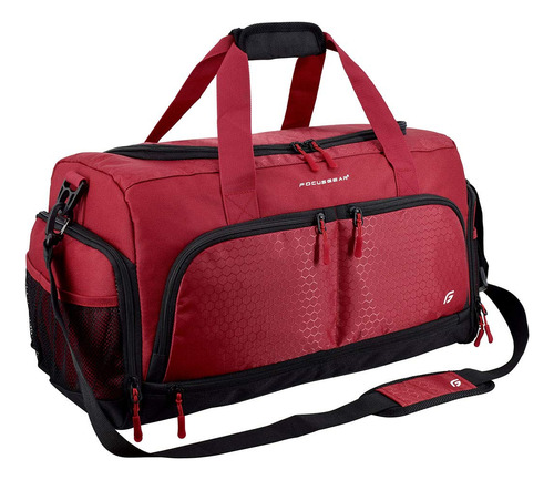 Bolsa De Gimnasio Focusgear Ultimate 2.0, Duradera, Roja Con