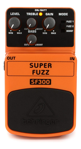 Behringer Super Fuzz Sf300 - Pedal De Efectos De Instrument.