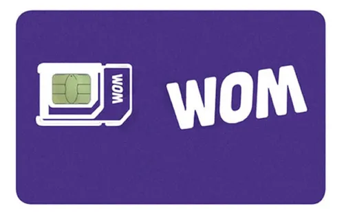 2 Dos Simcard Wom Prepago Activada Recargas 4g Minutos Datos