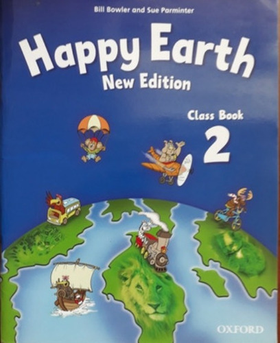 Happy Earth 2 Class Book, Oxford. Como Nuevo!!