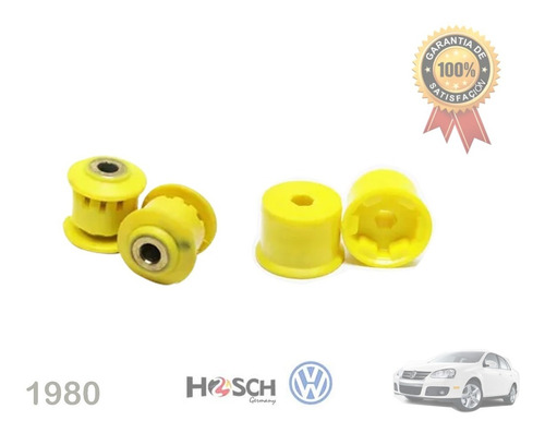 Kit 4 Bujes Horquilla Poliuretano Volkswagen Bora 06-10