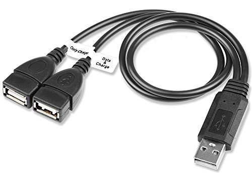 Electop Usb 2.0 A Macho A Dual Usb Hembra Jack Y Splitter Ca