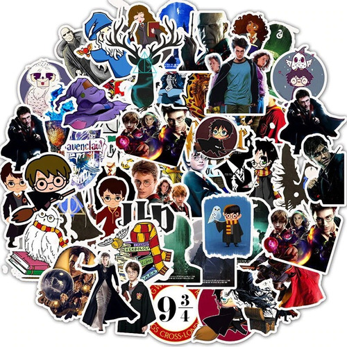 Stickers Harry Potter - Pegatinas - 50 Unidades - Printek
