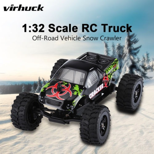 Control Remoto 1:32 Coches Rc Off-road Monster Truck Eléctri