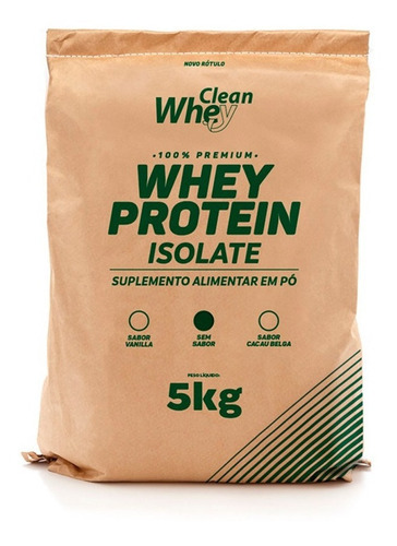 Clean Whey Protein Isolado Isolate Provon 292 - 5kg Glanbia Sabor Sem Sabor