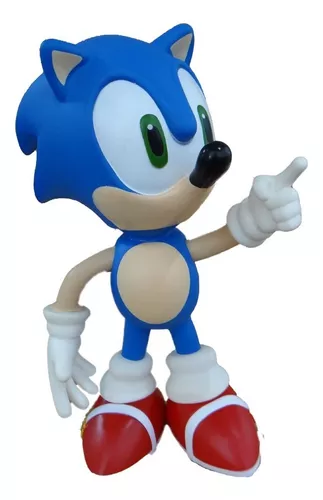 Boneco Sonic Articulado Grande Original Brinquedo