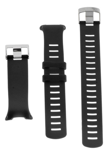 2 Silicone Strap Banda Substituir Para Suunto D4 / D4i Preto