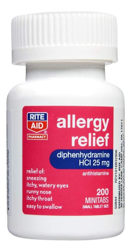 Antialergico Antihistaminico Alergia Rite Aid Alivio 200