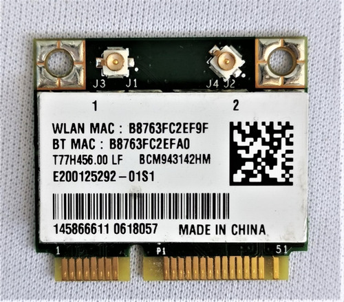 Tarjeta De Wifi Sony Vaio Svf142c29u Bcm943142hm