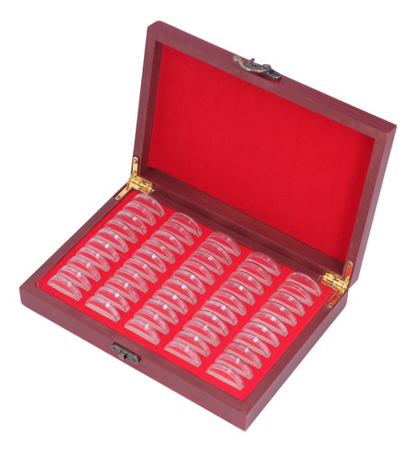 Cápsula De Monedas Soporte De Monedas De Madera Compuesta