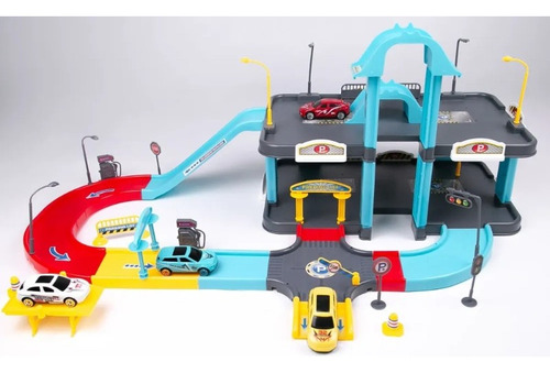 Brinquedo Posto Completo Garagem Divertida Pit Stop Carros