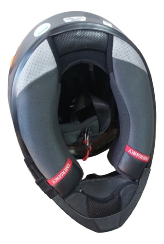 Capacete Hjc Rpha70 Vias Mc7hsf Fosco Laranja Original Hjc Laranja Sólido 57/58