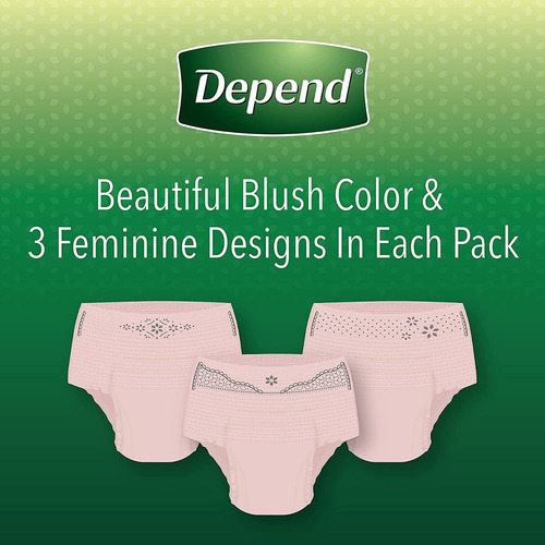 Depend Fit-flex Ropa Interior De Incontinencia Para Mujer Xl Talla Xl