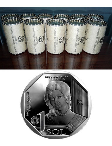 Cono De 20 Monedas Juan Pablo Viscardo Y Guzmán Bicentenario