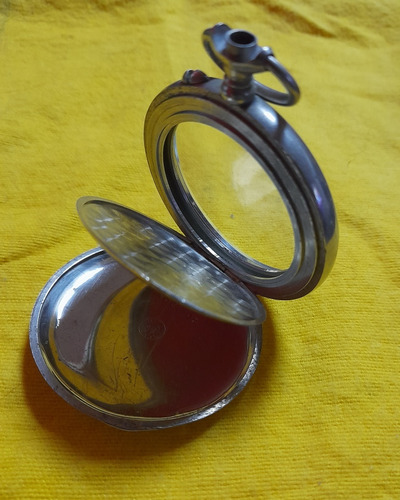 Caja De Reloj Berna (plata 900 ) De Bolsillo Antiguo (Usado)