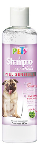 Shampoo Para Mascotas Essentials Piel Sensible 250 Ml  Fragancia Aloe vera