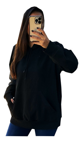  Buzo Sweater Campera Mujer Hoodies Largo Sueter Polleron A2