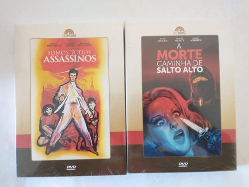 Dvds Somos Todos Assassinos + A Morte Caminha De Salto Alto