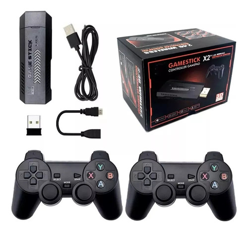 Práctico Stick Para Videogame Retro X2 Plus Integrado De