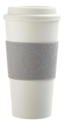 Copco Acadia - Taza De Viaje, 16 Onzas, Gris Damasco