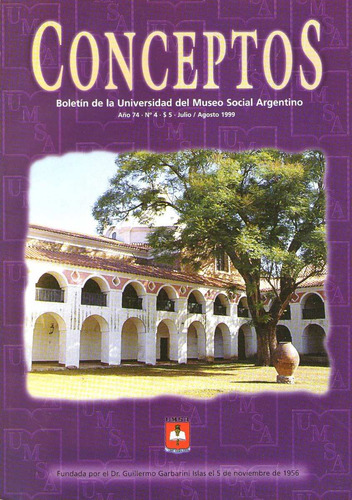 Revista Conceptos 74. Universidad Del Museo Social Argentino