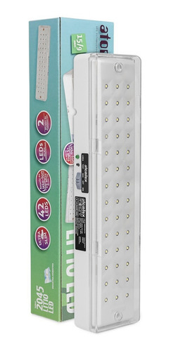 Imagen 4 de 8 de Luz de emergencia Atomlux 2045LITIO-LED con batería recargable 220V blanca