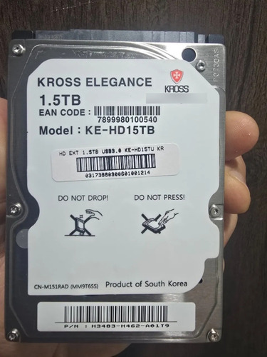 1,5tb Hd Interno Para Playstation 3 (1.396gib) Ps3 Upgrade Prateado