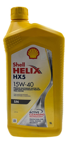 Aceite Motor Shell Helix Hx5 15w40 1 Litros