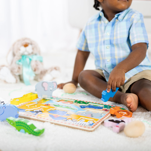 Puzle Grueso Melissa Amp Doug Safari Multicolor, 12 X 108