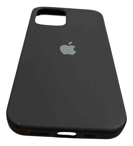Funda Generica Compatible Con Iphone Color Negro De Silicon Negro Iphone Ip 16