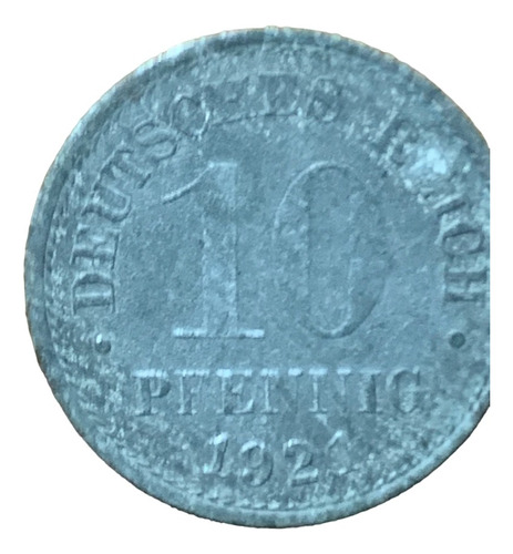 Robmar- Moneda De Alemania De 10 Pfenning Año 1966-d·km.188