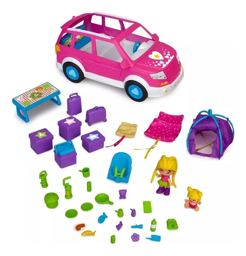 Pinypon Coche De Camping Con Accesorios