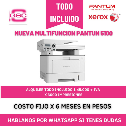 Alquiler De Fotocopiadora, Impresoras Y Multifunción