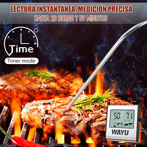 Termometro Para Carne Termómetro Digital Wayu Termometro Wayu Arcashopping Termometro De Cocina Termometro Horno Wayu Termometro Para Alimentos Wayu Termometro Digital Para Horno