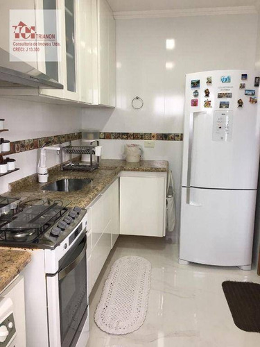 Imagem 10 de 27 de Apartamento Com 3 Dormitórios À Venda, 76 M² Por R$ 390.000,00 - Vila Metalúrgica - Santo André/sp - Ap3630