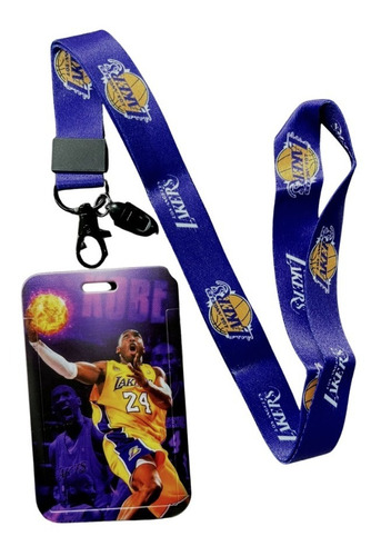 Portacredencial + Lanyard Lakers