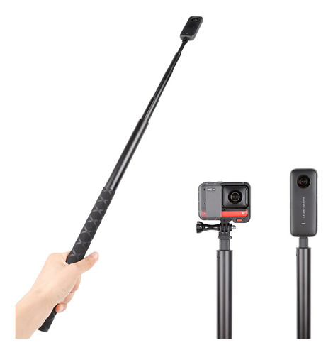 Pellking Palo De Selfie Invisible Largo De 200 Cm Para Cámara Insta360 One X3, X2, X, Insta360 One R, Rs, Insta 360 1/4 Pulgadas Extendido Monopié