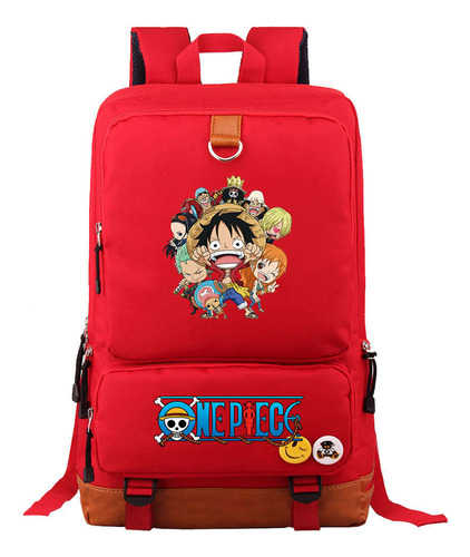 Mochila Estampada De Anime Japonés One Piece Luffy