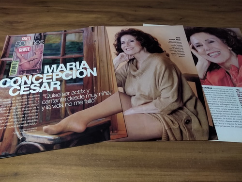 (ar697) Maria Concepcion Cesar * Clippings Revista 3 Pgs