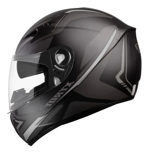 Capacete Moto Ebf Xtroy Com Viseira Interna E Narigueira