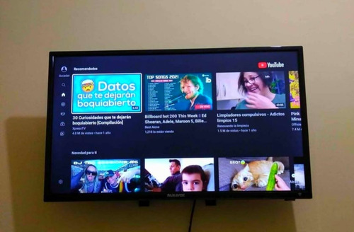 Smart Tv Panavox 32 - Va Con Soporte De Pared En Caja - Leer