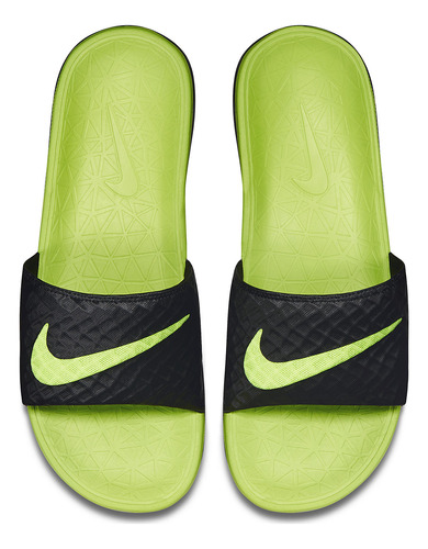 Zapatillas Nike Benassi Solarsoft Black/volt 705474-070   