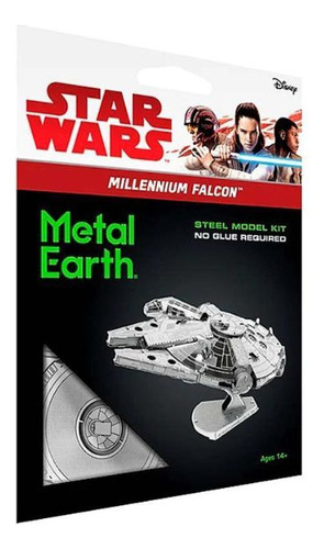 Star Wars: Millennium Falcon - Puzzle 3d Metálico - Dg