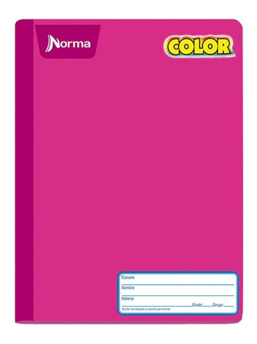 Cuaderno Profesional Norma Color 360 Cosido Cuadro 7mm 100h